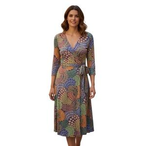 Brand: Harlow and Rose, colorful dress size: 2X